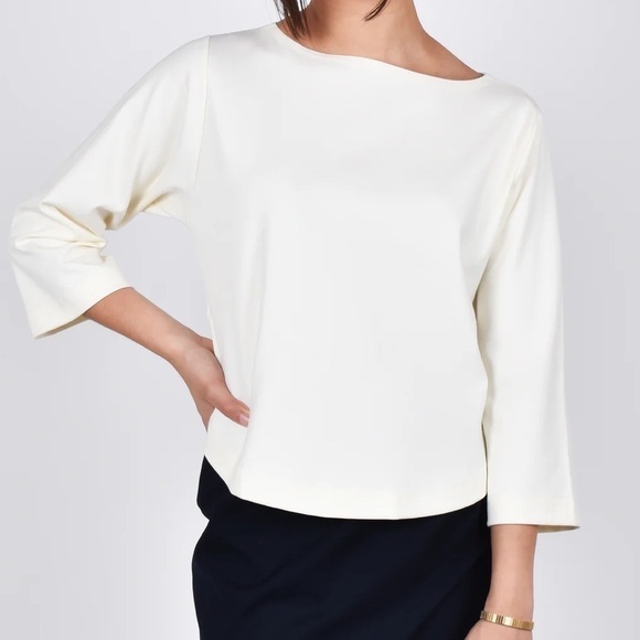 PARIDAEZ Women’s Original IBIS 2 in 1 Top 3/4 Sleeves Cream XS/ S - Picture 8 of 16